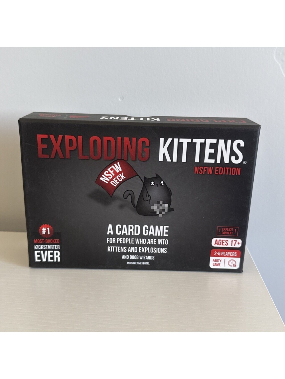 Exploding Kittens Card Game NSFW Edition Card Decks 100% Complete